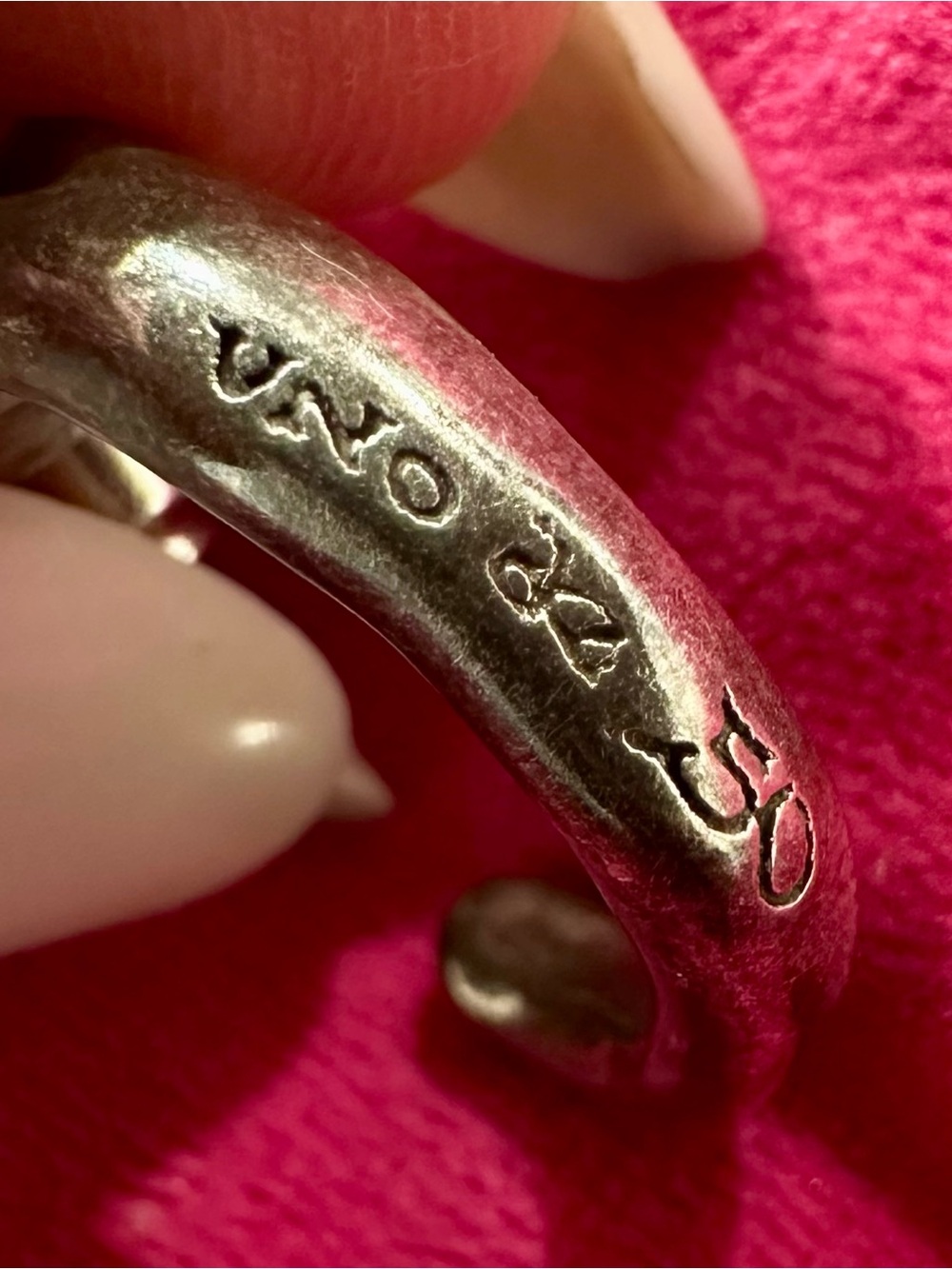UNO de 50 Silver earrings